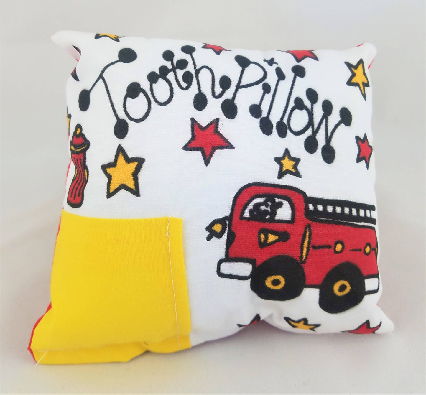 Firetruck Tooth Pillow